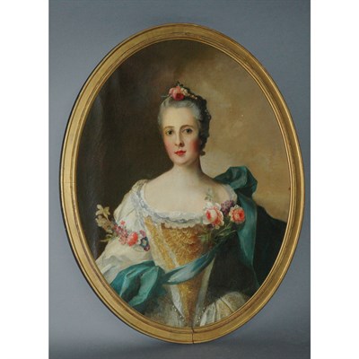 Lot 13 - Manner of Jean Marc Nattier Portrait of...