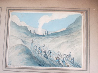 Lot 73 - Attributed to George Cruikshank (i) Up the...
