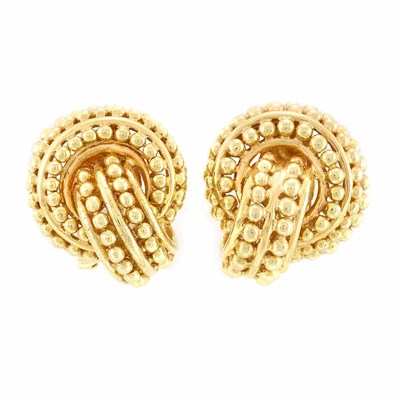 Lot 13 - Pair of Gold Earrings