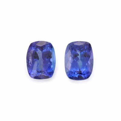 Lot 800 - Two Unmounted Tanzanites