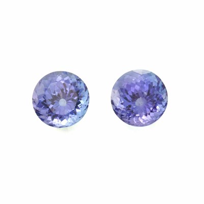 Lot 458 - Pair of Unmounted Tanzanites