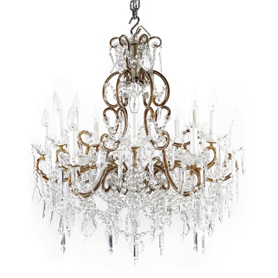 Lot 336 - Louis XV Style Gilt-Metal and Glass...