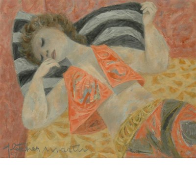 Lot 64 - Fletcher Martin American, 1904-1979 Young Girl...