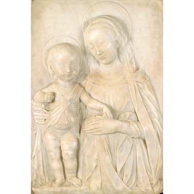 Lot 6 - Manner of Andrea del Verrocchio Madonna and...