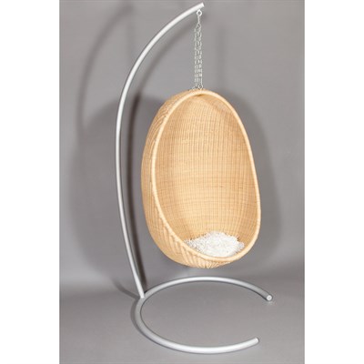 Lot 272 - Rattan Bubble Chair on Stand Height 6 feet 11...