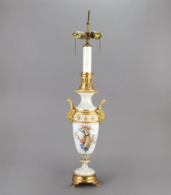 Lot 537 - Sevres Style Gilt-Bronze Mounted Porcelain...