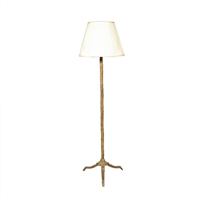 Lot 650 - Gilt-Bronze Floor Lamp Height 58 inches.