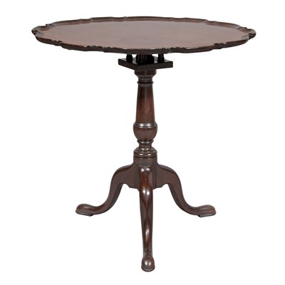 Lot 101 - George III Style Mahogany Tilt-Top Table...