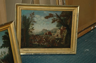 Lot 54 - Flemish School 17th Century A Large Gathering...