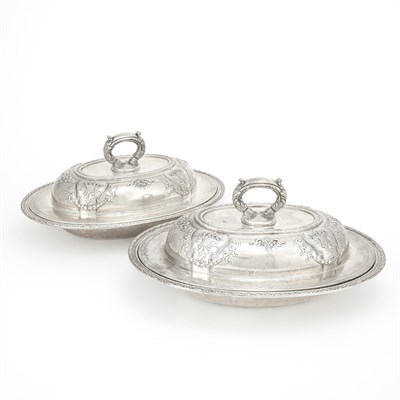 Lot 509 - Pair of Dominick & Haff Sterling Silver...