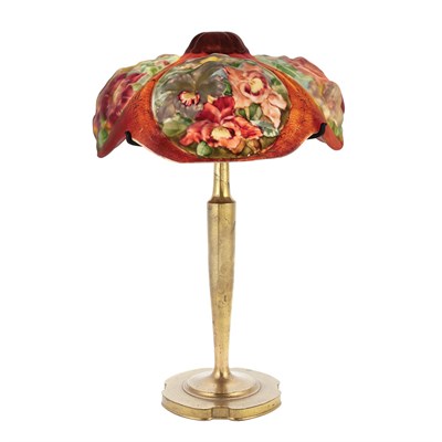 Lot 346 - Pairpoint Mfg. Co. Gilt-Metal and Reverse...