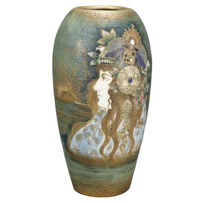 Lot 430 - Reissner, Stellmacher & Kessel Amphora Pottery...