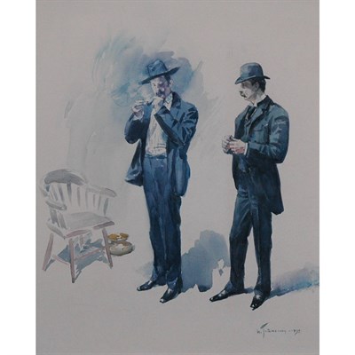 Lot 67 - William Thomas Smedley American, 1858-1920...