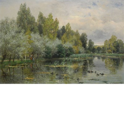 Lot 30 - Eugene Lambert French, 19th Century River...