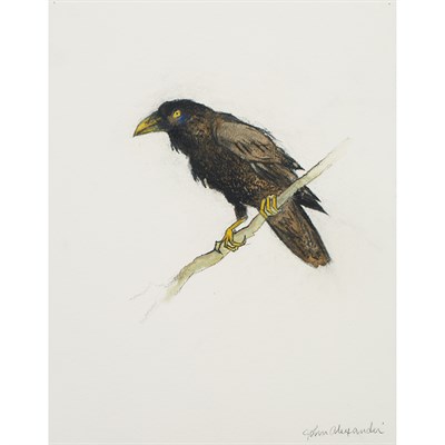 Lot 91 - John Alexander American, b. 1945 Raven on a...