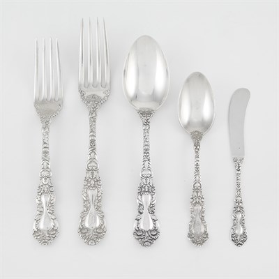 Lot 231 - Gorham Sterling Silver Flatware Service In the...