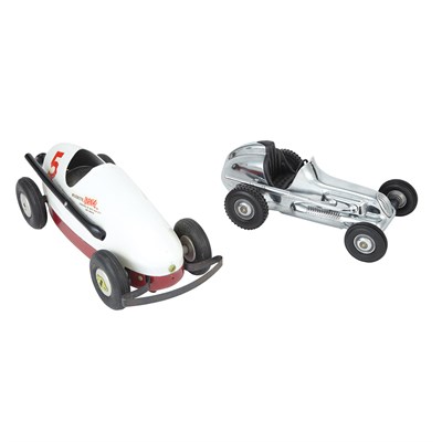 Lot 172 - 20th Century Design Two Model Racecars, one...