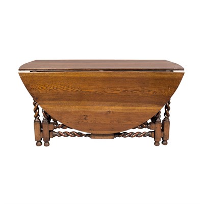 Lot 656 - English Style Oak Drop-Leaf Table Height 30...
