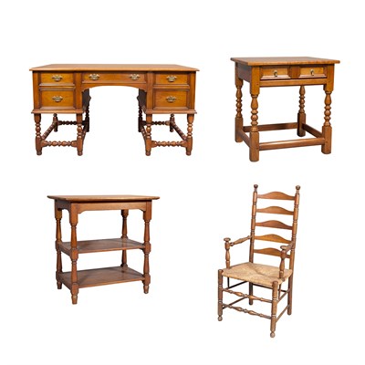 Lot 357 - Group of Modern Stickley Furniture Comprising...