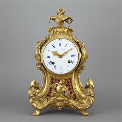 Lot 528 - Louis XV Style Gilt-Bronze Bracket Clock Late...