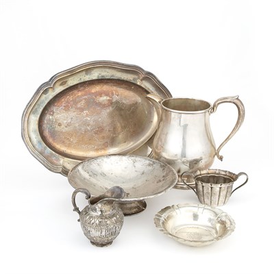 Lot 491 - Group of Silver Table Articles Including a...