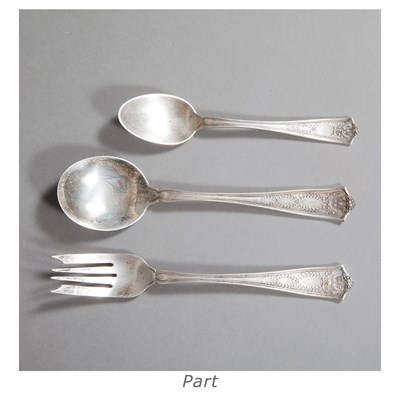 Lot 217 - Tiffany Sterling Silver Flatware Service In...