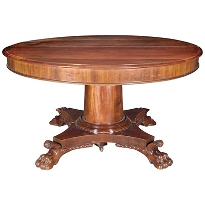 Lot 123 - Classical Mahogany Dining Table 19th Century...