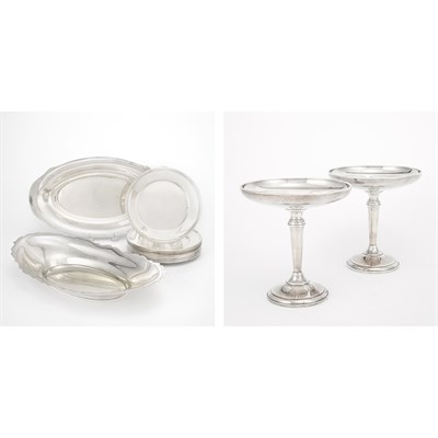 Lot 477 - Group of American Sterling Silver Table...