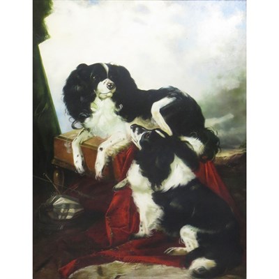 Lot 28 - 20th Century School Two Cavalier King Charles...
