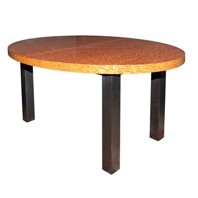 Lot 275 - Burl-Wood and Lacquered Wood Dining Table Pace...