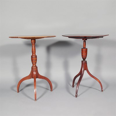 Lot 205 - Two Georgian Style Mahogany Stands Height of...