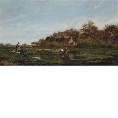 Lot 31 - Jules-Charles Rozier French, 1821-1882...