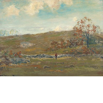 Lot 32 - Henry Ward Ranger American, 1858-1916 Fall,...