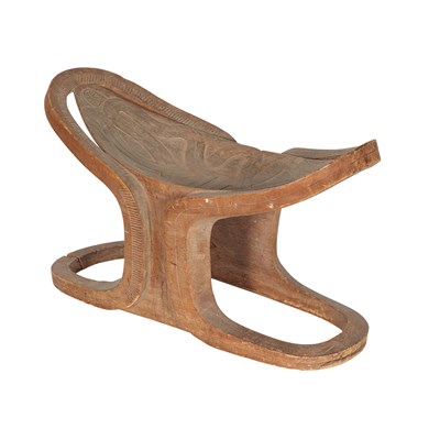 Lot 136 - (i) Maroon Art (Stool) From Suriname/Guiana...
