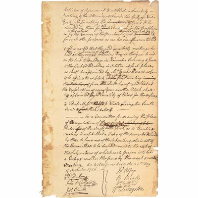 Lot 64 - [NEW YORK LEGAL HISTORY - JAMES DUANE]...