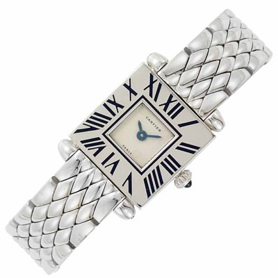 Lot 203 - Lady's White Gold 'Obus' Wristwatch, Cartier, Paris