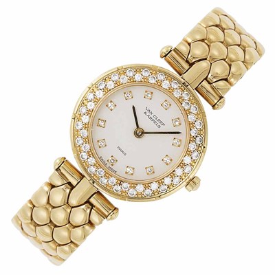 Lot 26 - Lady's Gold and Diamond Wristwatch, Van Cleef & Arpels, Paris
