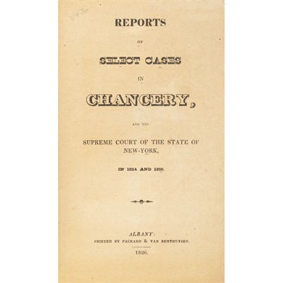 Lot 147 - [NEW YORK LEGAL HISTORY] LANSING Jr., JOHN....