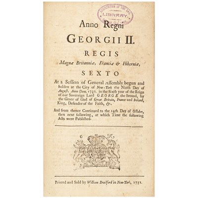 Lot 57 - [NEW YORK] A long (though incomplete) run of...