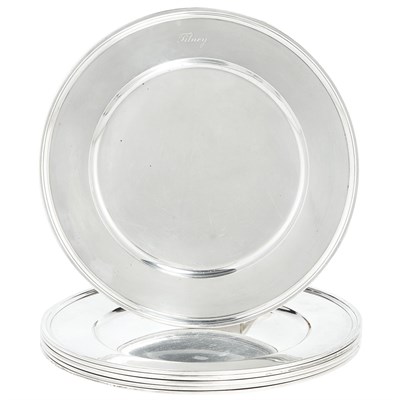 Lot 186 - Set of Six Tiffany & Co. Sterling Silver...