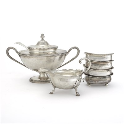 Lot 511 - Group of Georgian Silver Table Articles...