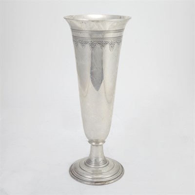 Lot 202 - Tiffany & Co. Sterling Silver Vase Circa...