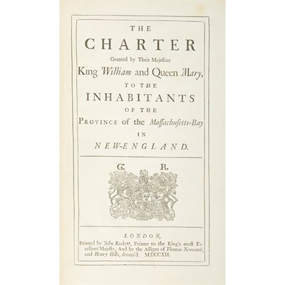 Lot 14 - [MASSACHUSETTS] Acts and laws, passed by the...