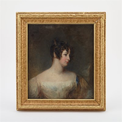 Lot 60 - Follower of Sir Thomas Lawrence Portrait of a...
