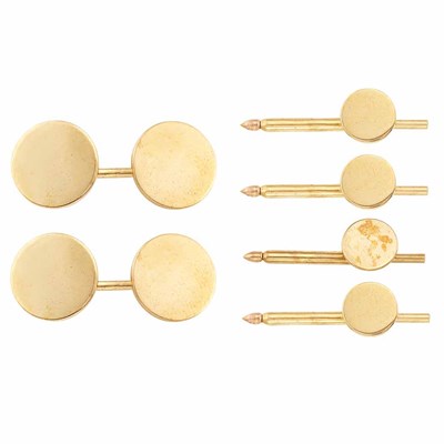 Lot 418 - Gold Dress Set