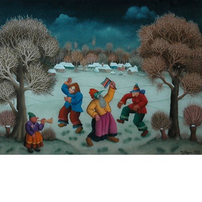 Lot 20 - Attributed to Josip Generalic Figures in a...