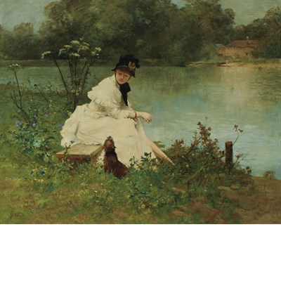 Lot 7 - Ferdinand Heilbuth French, 1826-1889 By The...