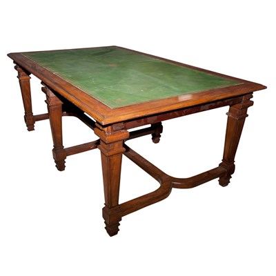 Lot 276 - English Mahogany Library Table Height 33...