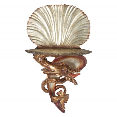 Lot 455 - Pair of Venetian Rococo Style Giltwood...
