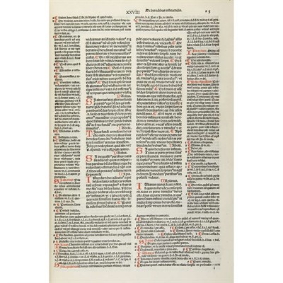 Lot 289 - [INCUNABULA] JUSTINIANUS. Infortiatum (with...